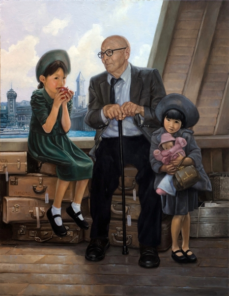 Chris Hopkins - Oil Painter - Internment - Ojii Chan Chris Hopkins - Oil Painter - Internment - Ojii Chan
